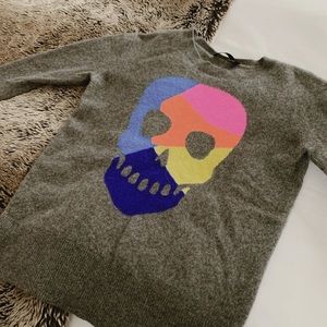Cashmere Skull Sweater